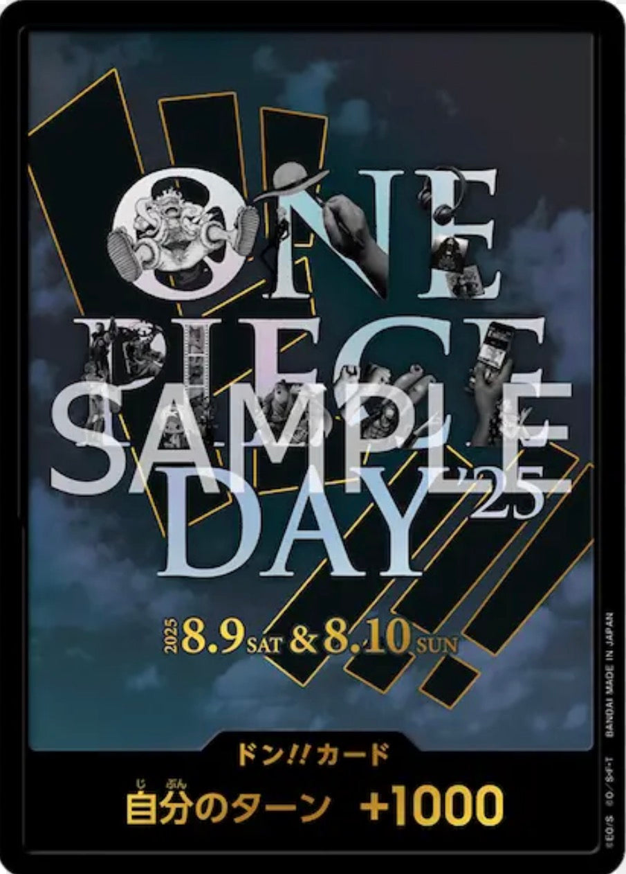 One Piece Day 2025 Luffy Promotion Card