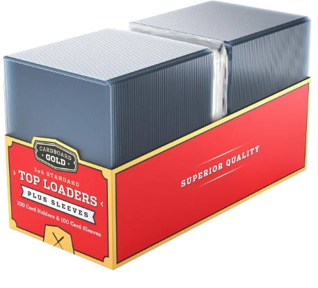 Cardboard Gold 100 Toploaders + 100 Sleeves