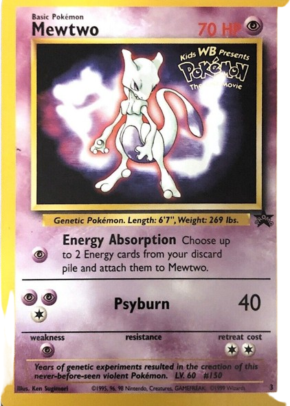 Mewtwo Promo PSA 9