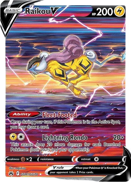Raikou V Crown Zenith PSA 8