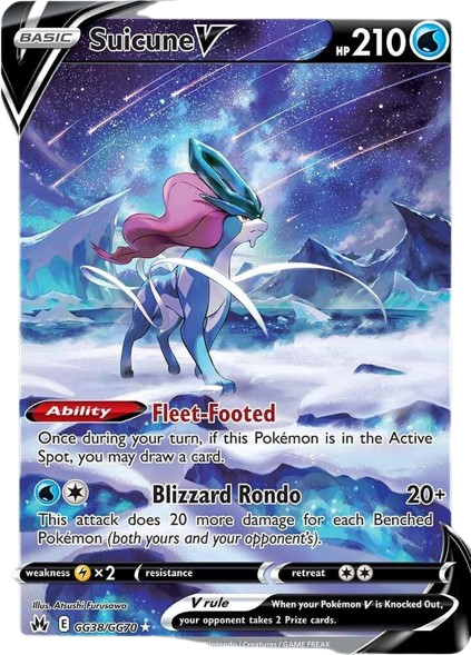 Suicune V Crown Zenith PSA 9